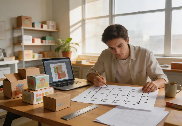 Packaging prototyping with short-run printed cartons